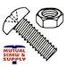 12 Items 275 Pieces Plastic Case Metric Phillip Pan Head with Hex Nuts Steel Zinc Plated Screw Kits